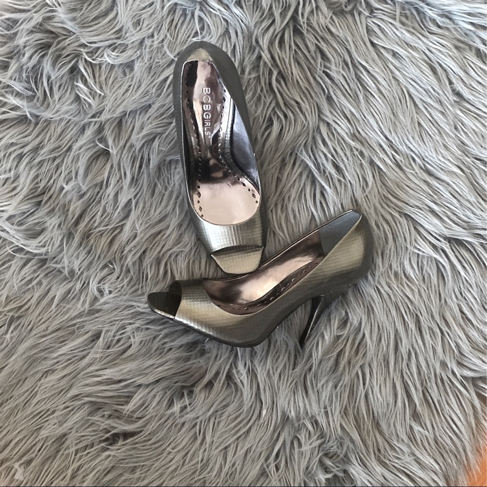 BCBG Sexy peep toe heels
